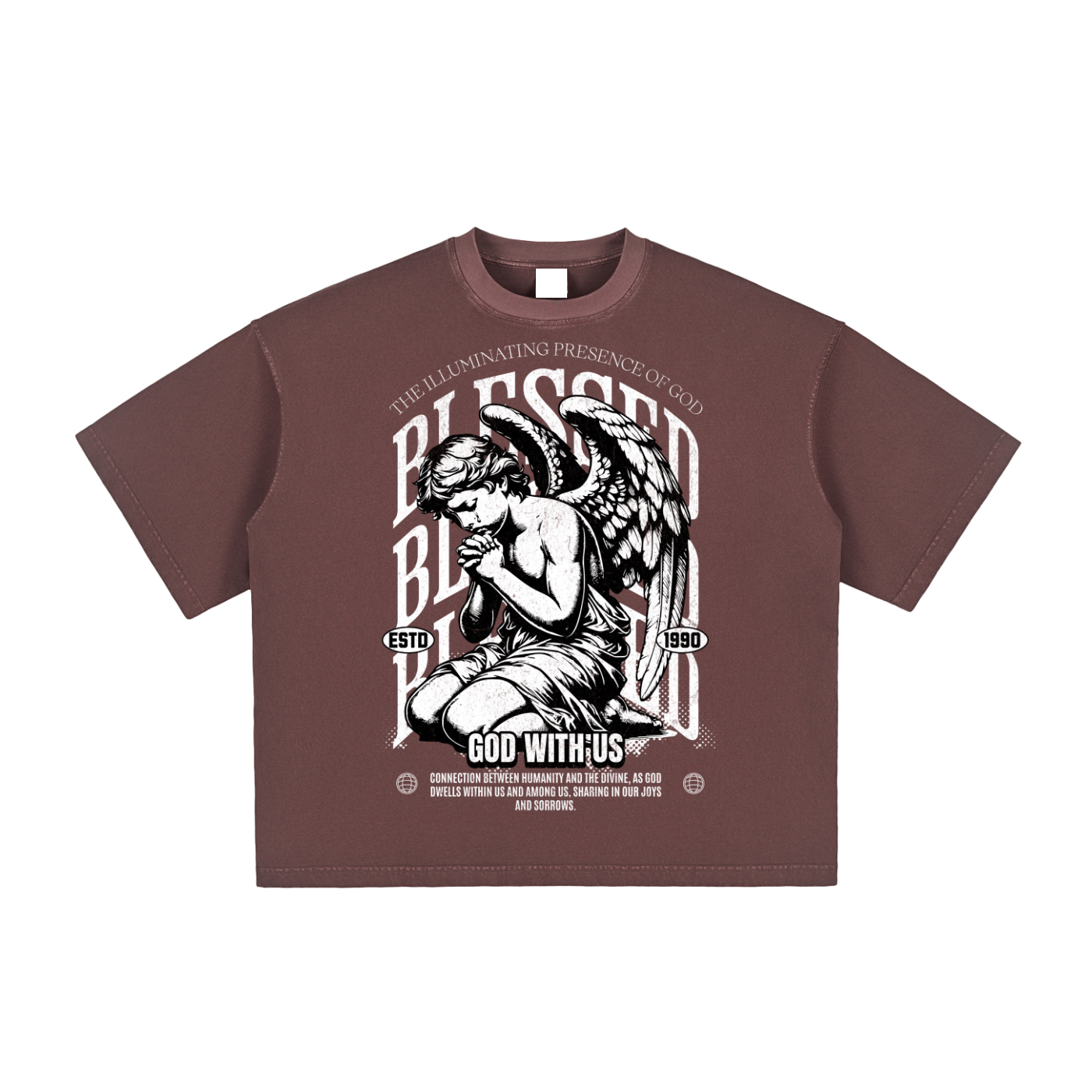 3Blessed Vintage Boxy T-Shirt