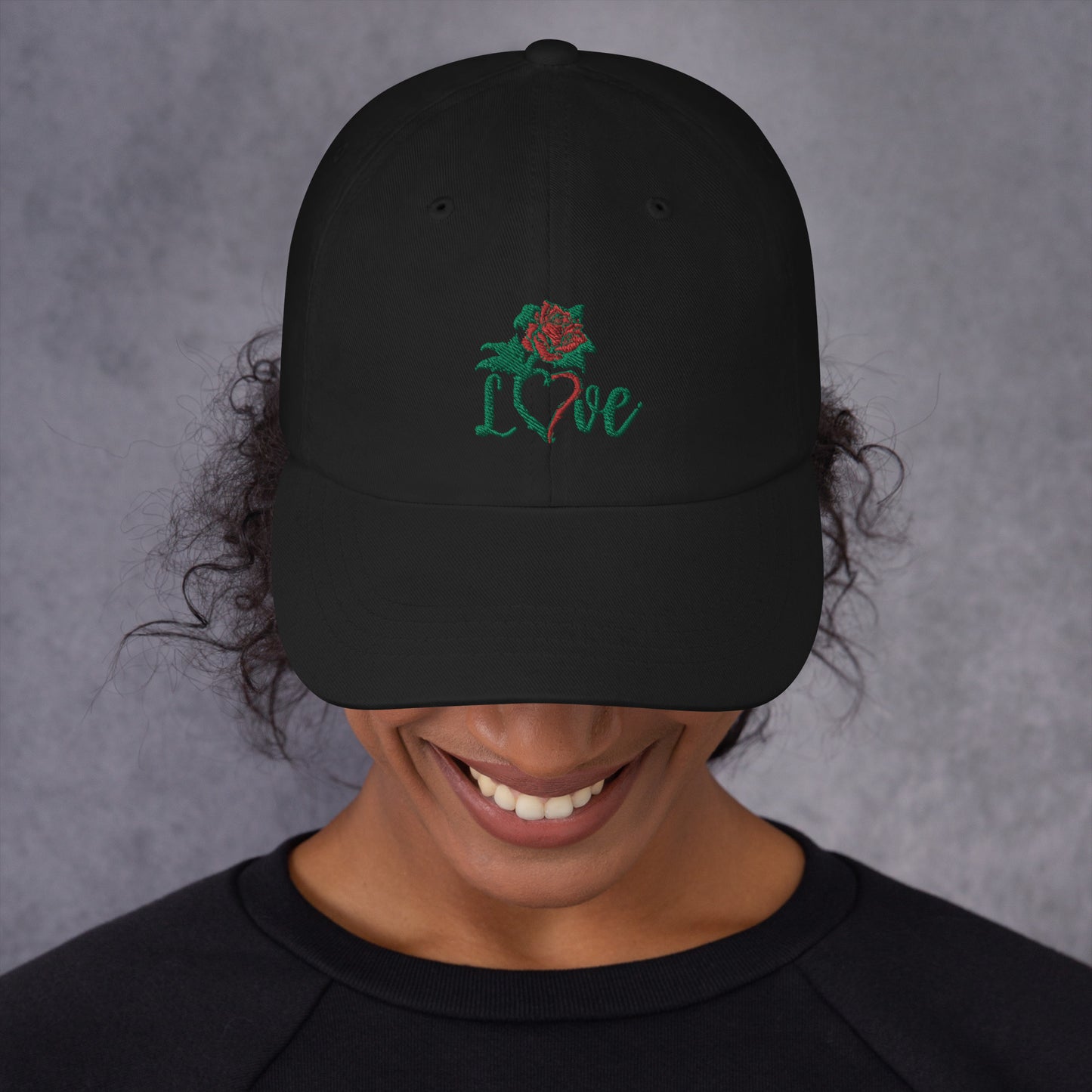 Rose Love Dad Hat