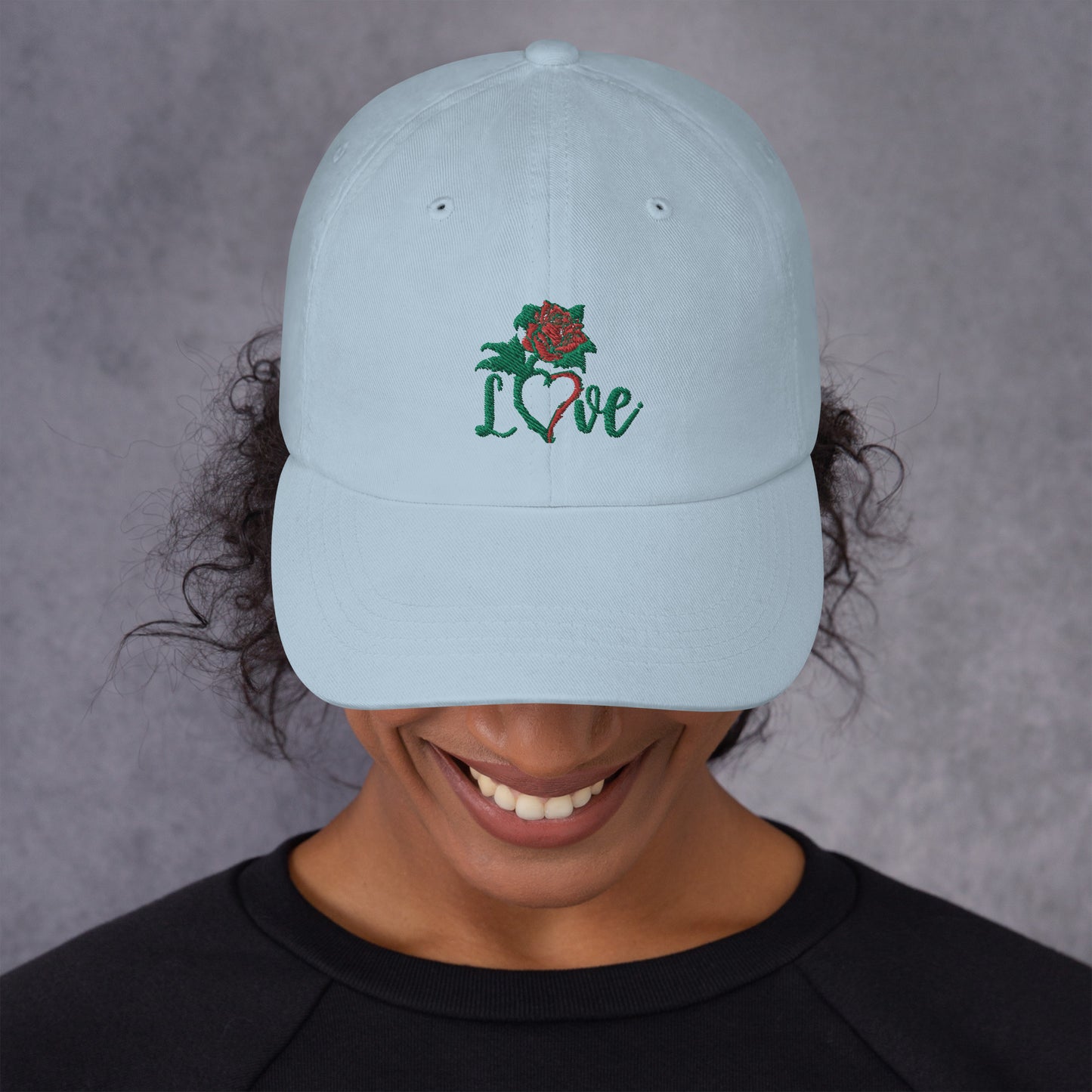 Rose Love Dad Hat