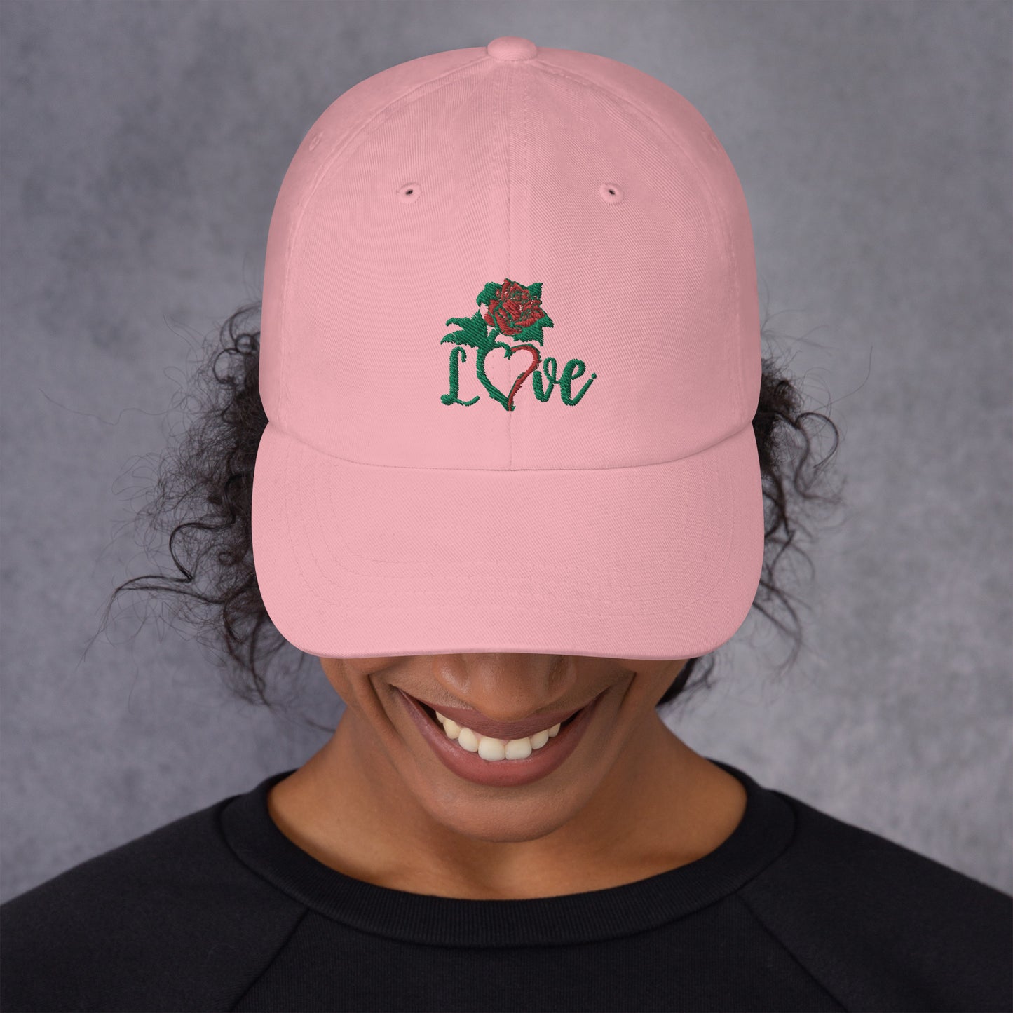 Rose Love Dad Hat